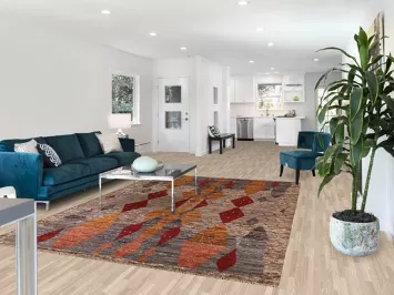 Brown Moroccan Oriental Area Rug 7x10