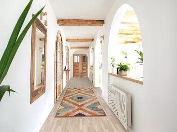 Wool Moroccan Runner Rug 3x10