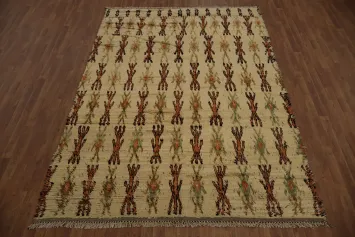 Tribal Moroccan Oriental Area Rug 7x10