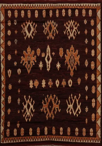 Handmade Moroccan Wool Area Rug 8x10