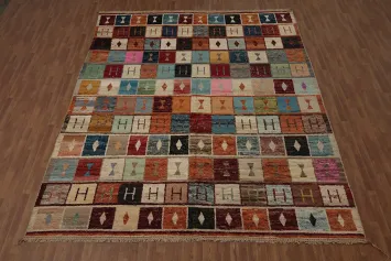 Luxurious Multicolored Moroccan Large Rug 10x14 for Elegant Interiors