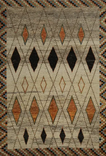 Diamond Design Moroccan Large Area Rug 10x14 for a Cozy Living Space