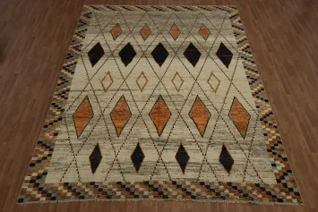 Diamond Design Moroccan Large Area Rug 10x14 for a Cozy Living Space