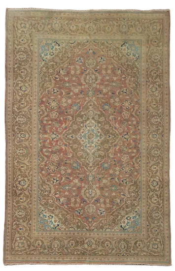 Traditional Kashan Persian Area Rug 7x10