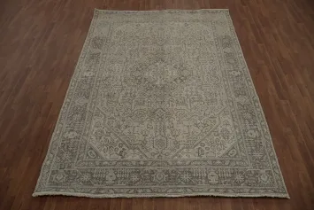 Classic Faded Elegance Tabriz Persian Area Rug 7x9 for Modern Homes
