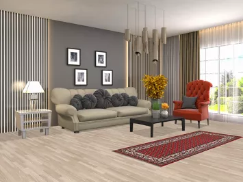 Geometric Botemir Oriental Runner Rug 2x7