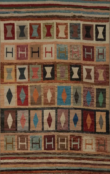 Geometric Moroccan Large Area Rug 10x14