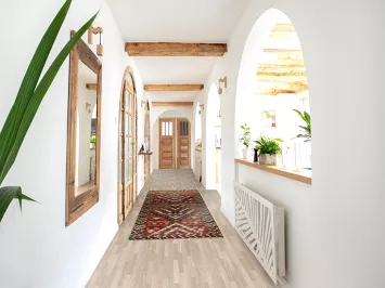 Geometric Moroccan Berber Runner Rug 3x10