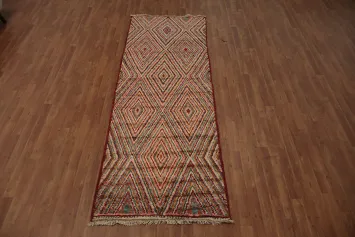 Geometric Moroccan Oriental Runner Rug 3x10
