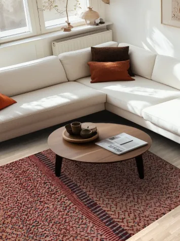 Elegant Speckled Moroccan Area Rug 5x8 for Modern Home Aesthetics