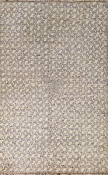 All-Over Moroccan Wool Area Rug 5x8