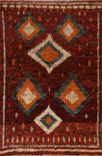 Geometric Moroccan Berber Area Rug 6x9