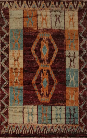 Rustic Charm Moroccan Area Rug 7x10 Perfect for any Cozy Space
