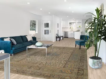 Distressed Tabriz Persian Area Rug 8x11