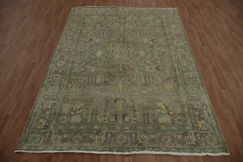 Tabriz Persian Area Rug 8x11 with Ornate Details and Traditional Style