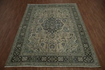 Classic Style Tabriz Persian Area Rug 8x11 with Intricate Details