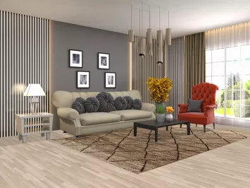 Trellis Moroccan Area Rug 6x10