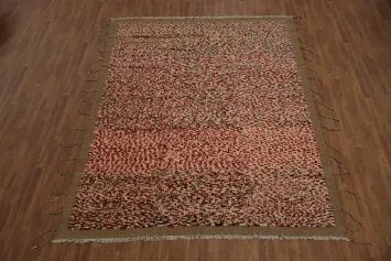 Multicolored Berber Moroccan Area Rug 8x11 for Contemporary Homes