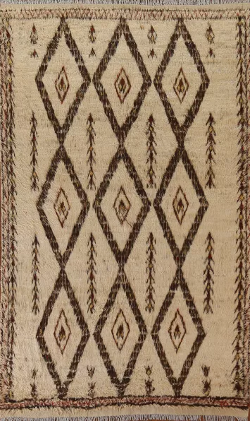 Tribal Moroccan Wool Area Rug 7x10