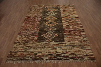 Rich Berber Moroccan Area Rug 7x10 Infusing Elegance in Home Decor