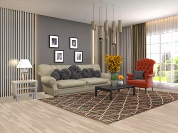 Trellis Moroccan Wool Area Rug 6x10