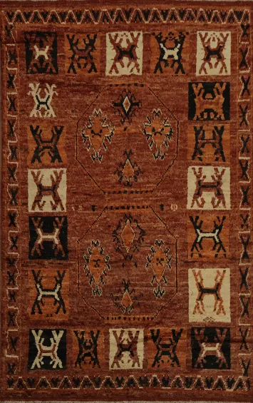Rustic Tribal Moroccan Area Rug 7x10 Perfect for Cozy Home Interiors