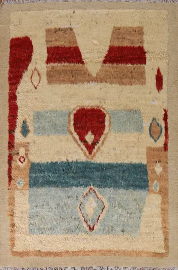Berber Moroccan Tribal Area Rug 6x8