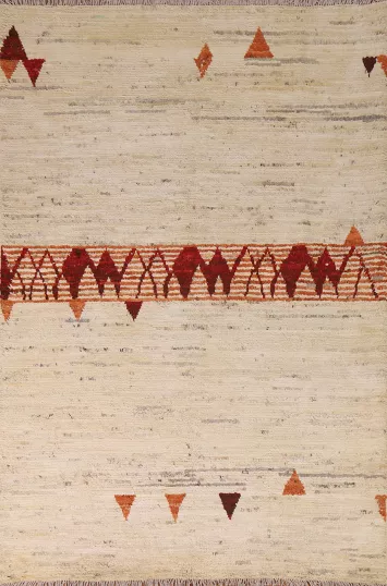 Tribal Moroccan Oriental Area Rug 6x8