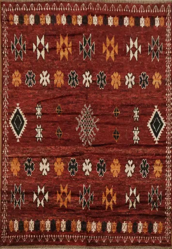 Tribal Moroccan Area Rug 7x10