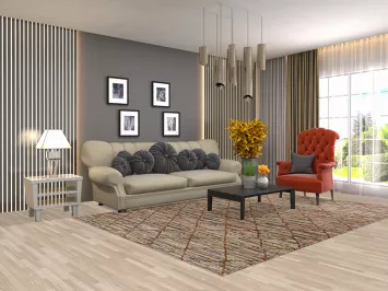 Trellis Moroccan Wool Area Rug 7x10