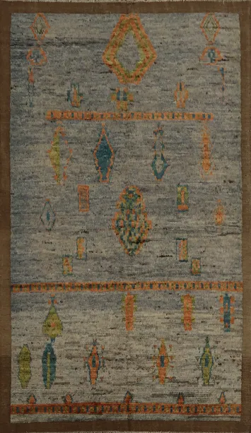 Enhance Cozy Ambiance with Artisan Moroccan Area Rug 6x10