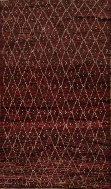 Elegant Diamond Moroccan Area Rug 7x10 for Stylish Interiors