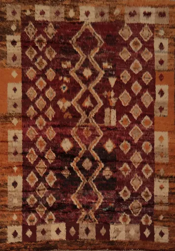 Earth-Inspired Berber Moroccan Area Rug 8x10 Add Warmth to Any Room