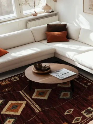 Artisan Crafted Moroccan Area Rug 7x10 Blend of Tradition and Elegance