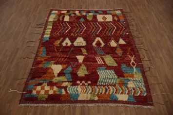Revitalize Any Room with Eclectic Bohemian Moroccan Area Rug 7x10