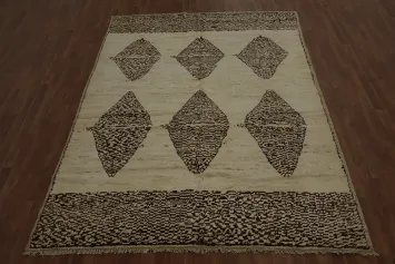 Geometric Moroccan Area Rug 7x10