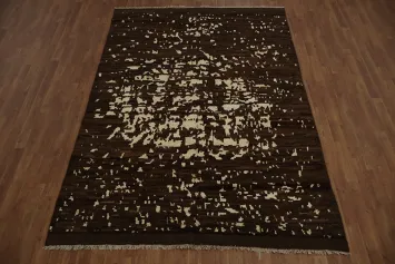 Earthy Tone Moroccan Area Rug 6x9 for Artistic Living Spaces