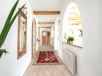 Berber Moroccan Runner Rug 3x9