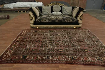 Garden Design Vintage Bakhtiari Persian Area Rug 7x10