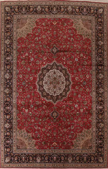 Vegetable Dye Tabriz Persian Large Rug 11x16