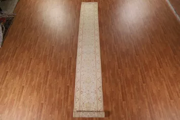 Vegetable Dye Peshawar Chobi Runner Rug 3x20