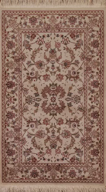 Floral Kashan Oriental Area Rug 3x5
