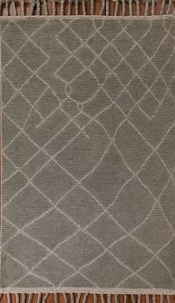 Trellis Moroccan Wool Area Rug 6x8