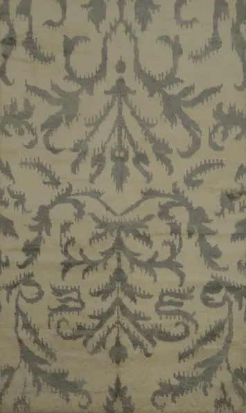 Elegant Moroccan Area Rug 5x8 with Classic Ornate Floral Pattern