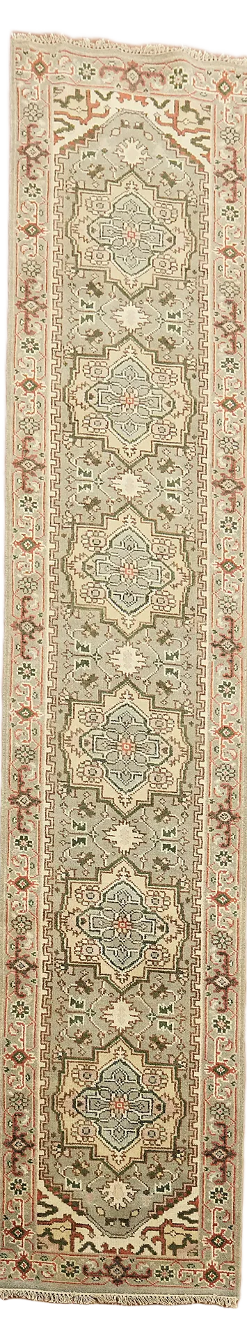 Wool Heriz Serapi Oriental Runner Rug 3x14