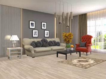 Vintage Tabriz Persian Area Rug 3x5