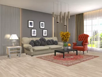 Vegetable Dye Tabriz Persian Area Rug 5x7