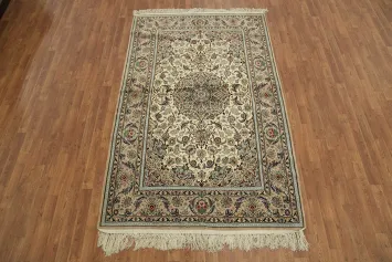 Vegetable Dye Isfahan Persian Area Rug 5x8