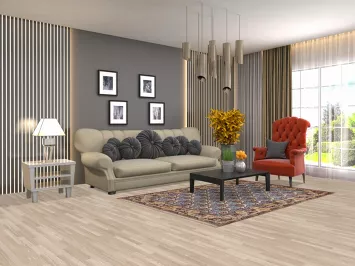 Vegetable Dye Isfahan Persian Area Rug 5x7