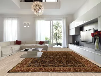 All-Over Agra Oriental Large Rug 12x18